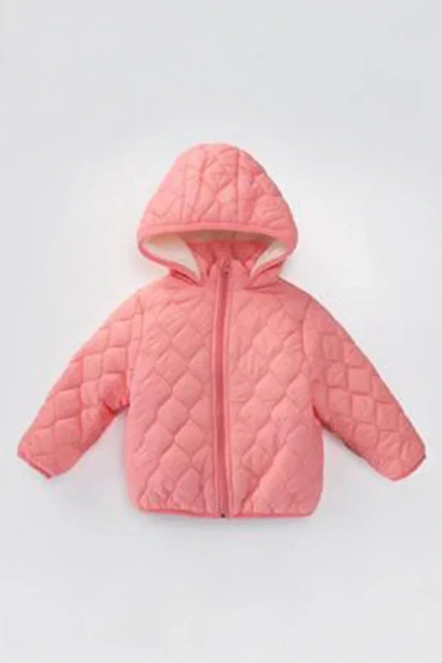 Детское пальто стеганое Minigimin Cicileri, Pink-53637
