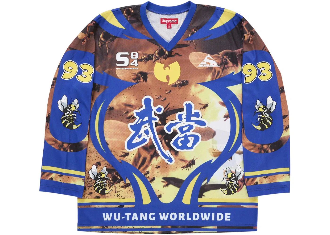 Мужская хоккейная джерси Wu-Tang Clan Supreme, Blue