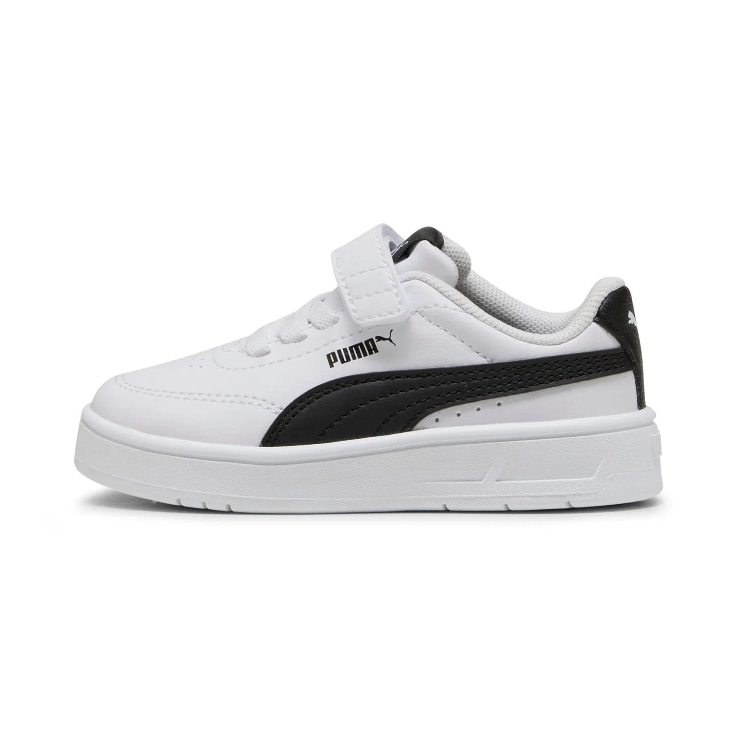 Детские кроссовки с SOFTFOAM+ технологией PUMA Court Classic, White/Black — фото 2