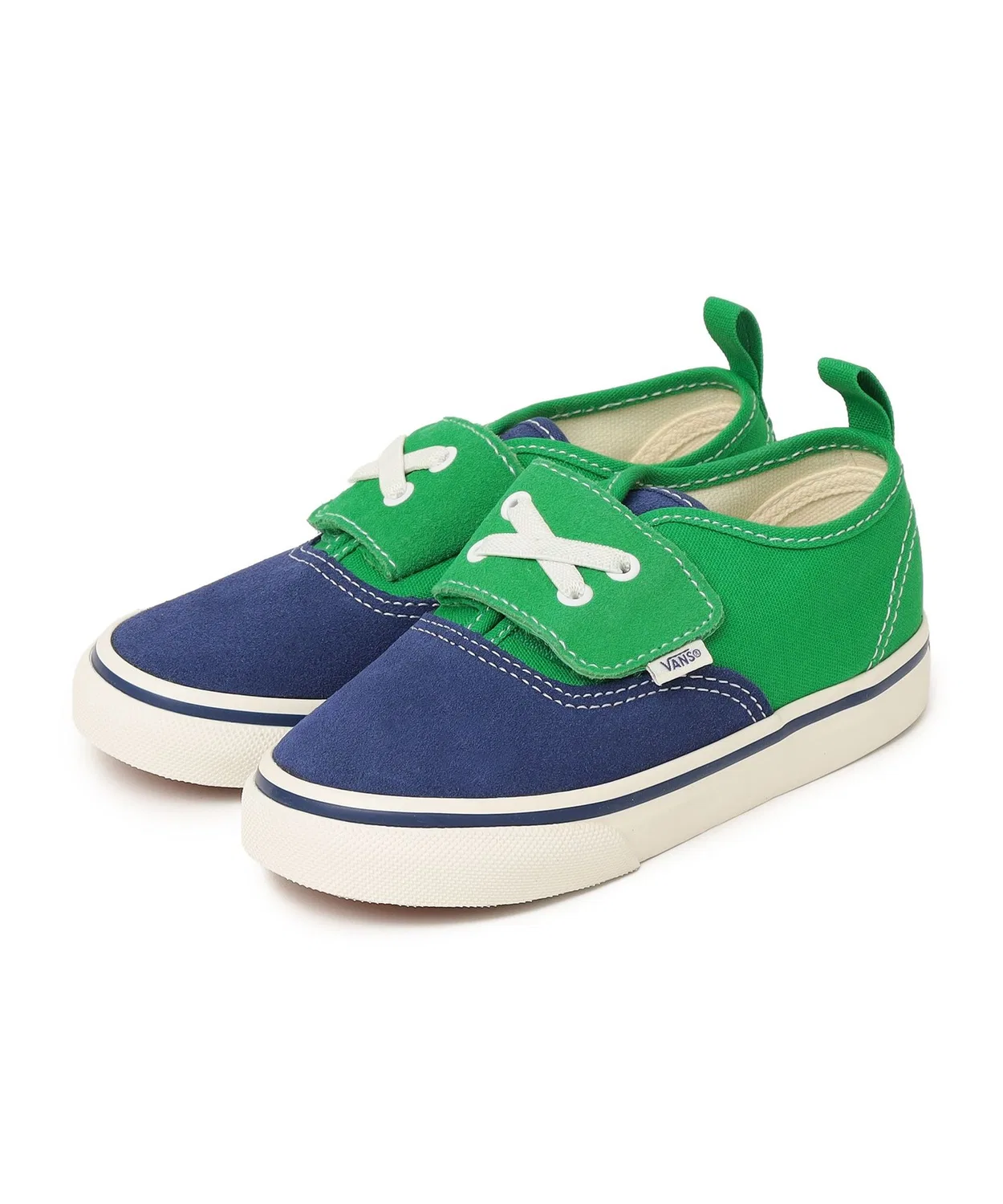 Детские кроссовки с липучкой Authentic Elasti VANS, Blue