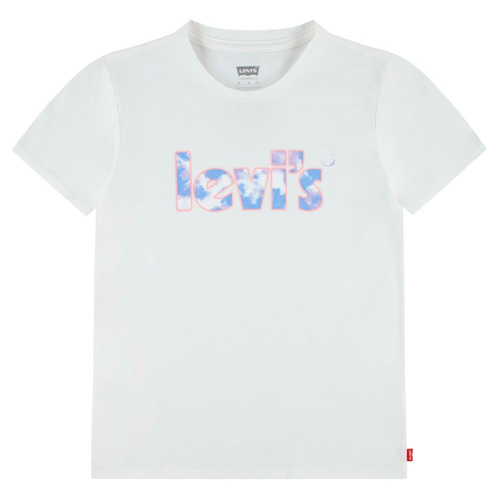 

Футболка Levi´s Tie Dye Poster Logo Short Sleeve Round Neck, белый