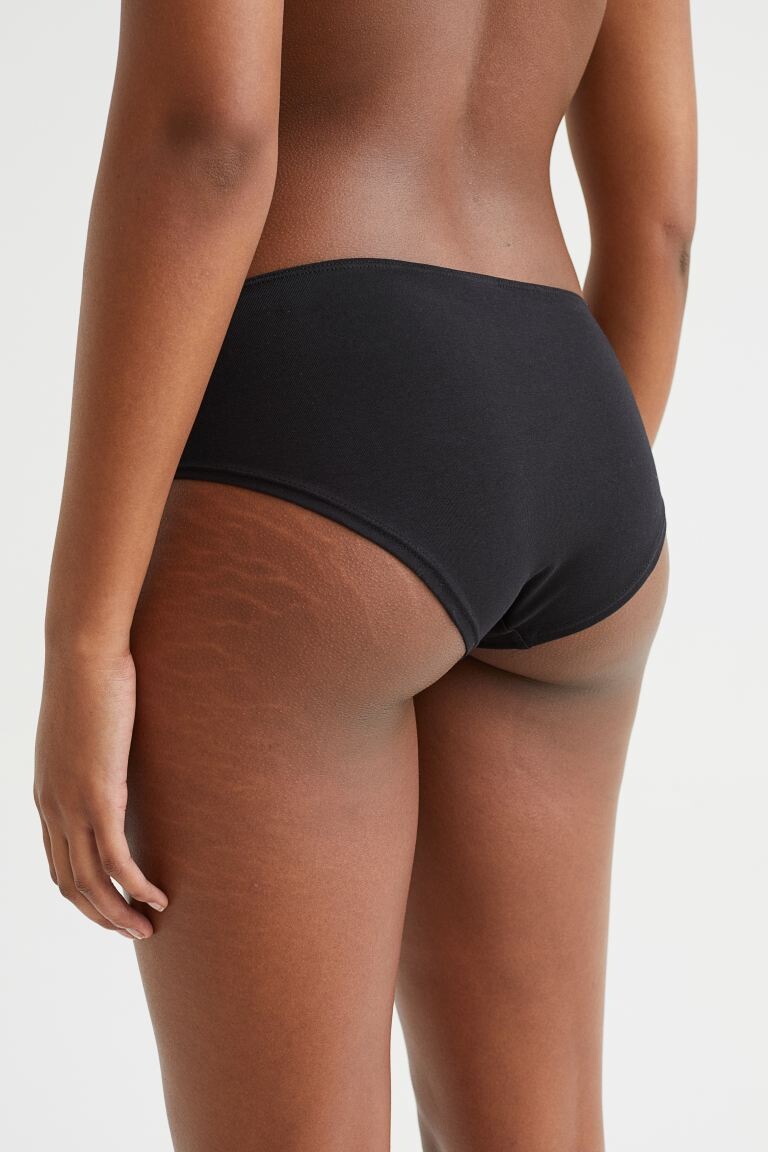 

10 пар хипстерских трусов H&M, черный