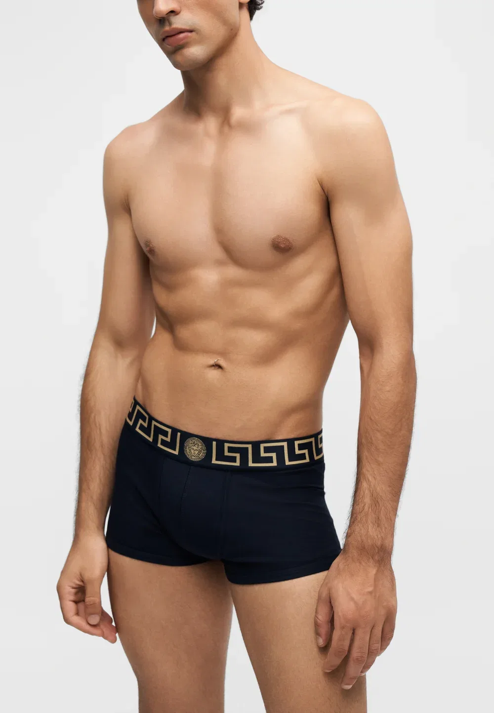 Нижнее белье - боксерские шорты Versace, Blue/Gold_Coloured — фото 4