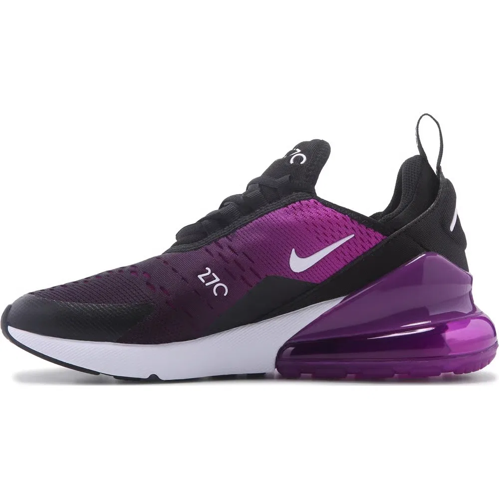 Детские кроссовки Air Max 270 Nike, Black/Purple — фото 3