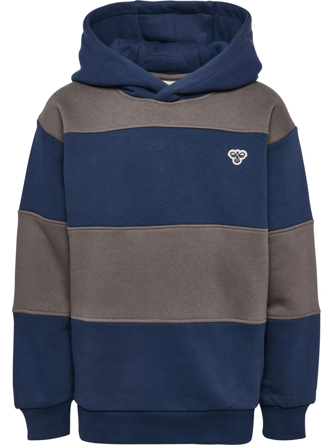 Детское худи свободного кроя Hmljr Loose Hummel, BLAU Navyblau Gletscherblau