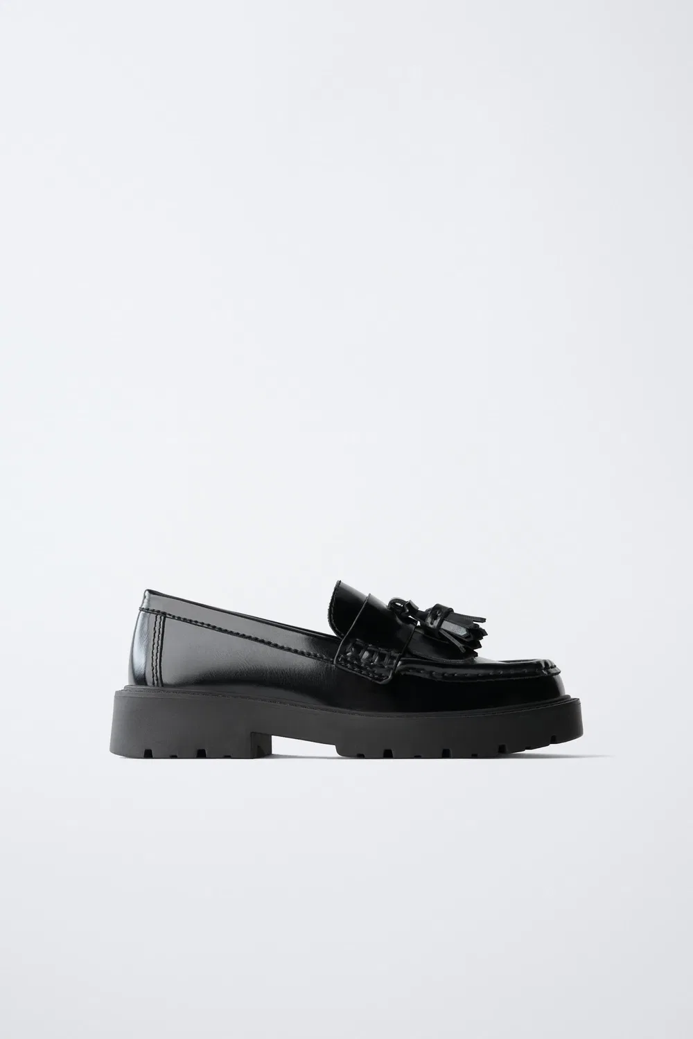 Лоферы с кисточками ZARA, Black