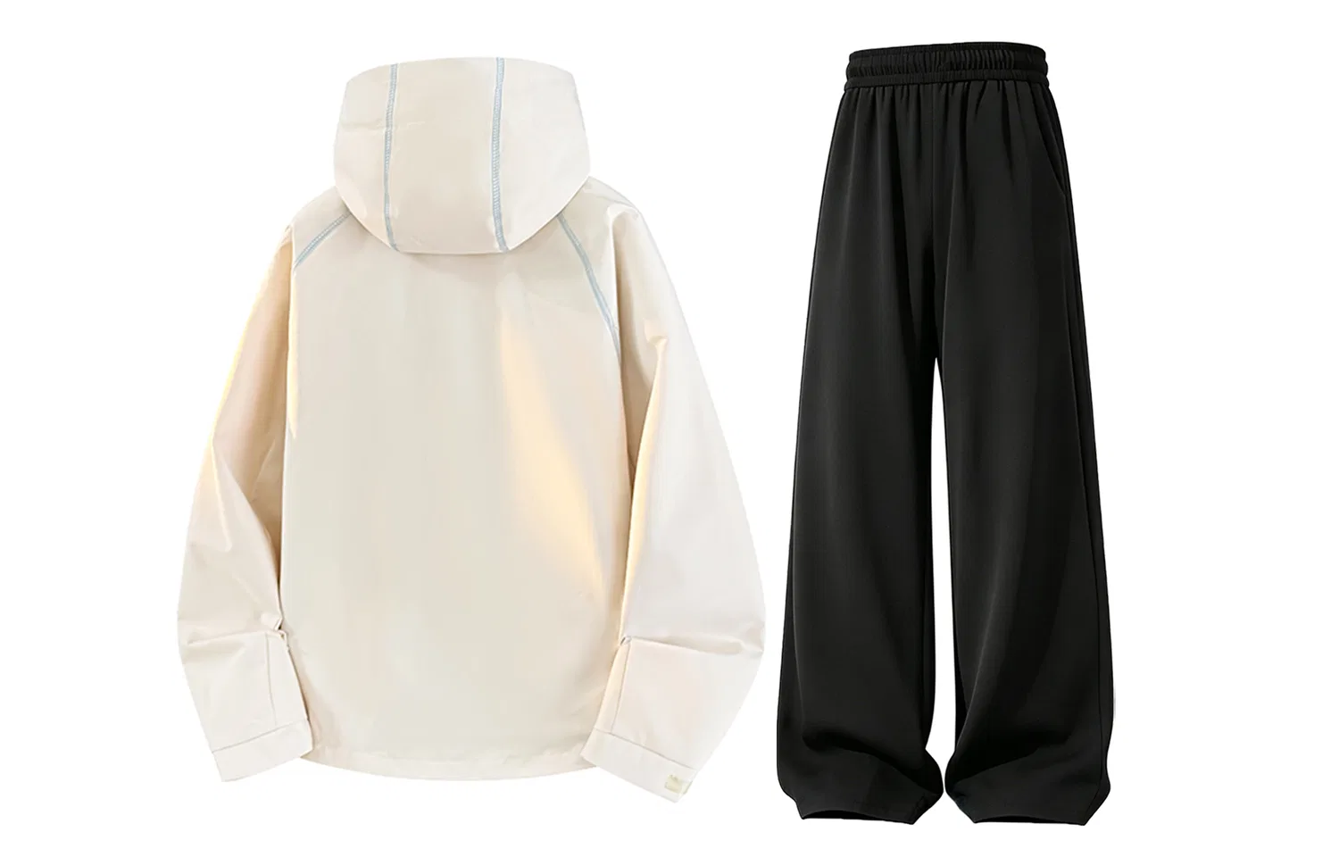 Детский комплект из куртки и брюк с капюшоном, ветрозащитный, Windbreaker Jacket & Pants Sets, WARRIOR — фото 4