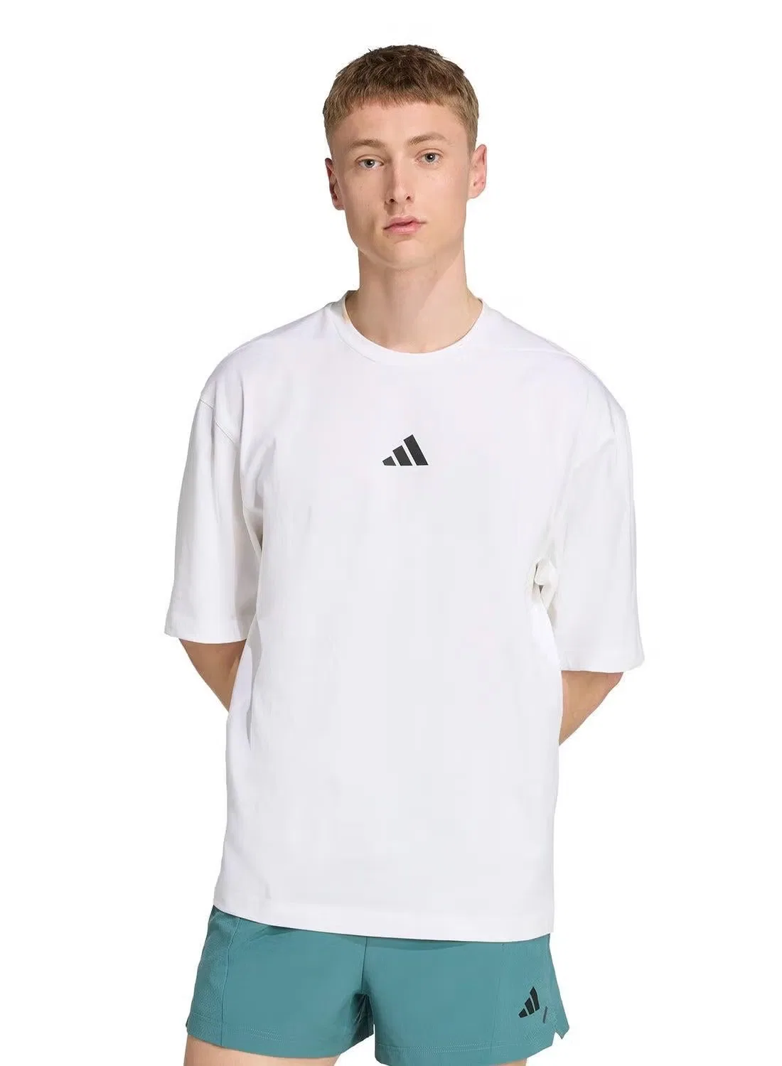 Футболка оверсайз Power workout Adidas, белый