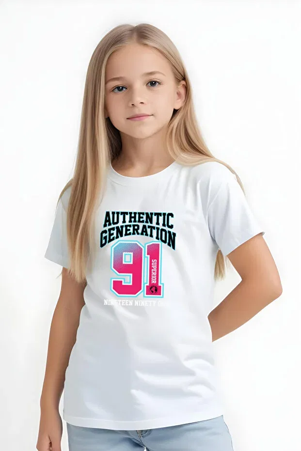 Детский комплект футболок для девочек с принтом bunny-generation-pink-m-mood Fyk Collection, Lilac Yellow White Pink Red — фото 3
