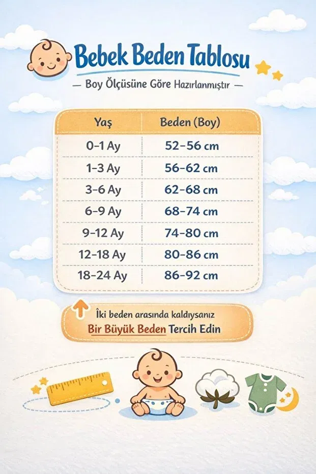 Детский комбинезон для девочек хлопковый Basics Kapsülbebek, Cream — фото 4