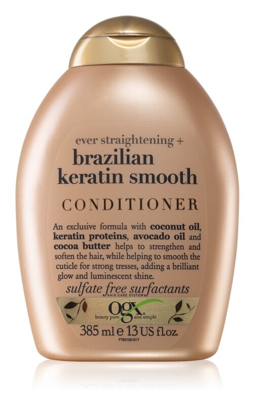 

Увлажняющий кондиционер для блеска и смягчения волос OGX Brazilian Keratin Smooth