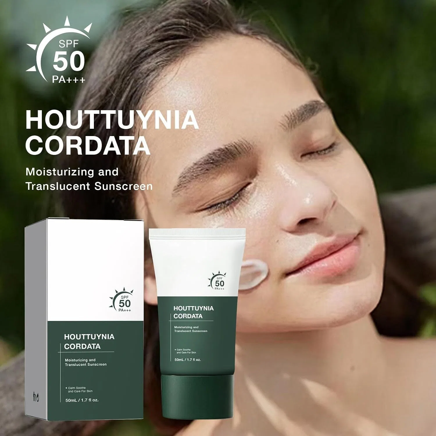 Солнцезащитный крем Silky Moisture Sunscreen SPF 50, 50 мл, 1 шт Radiantre — фото 4