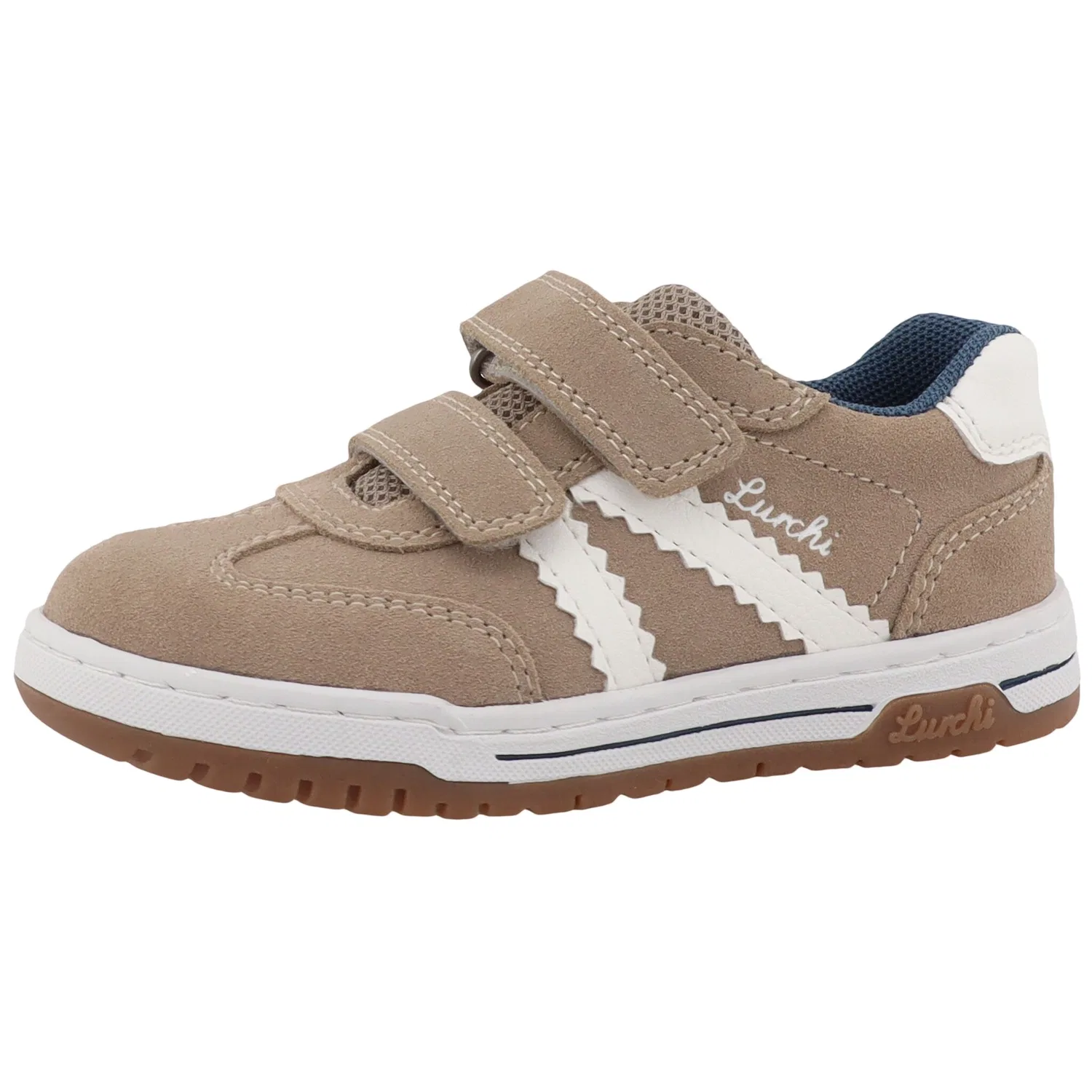Детские полуботинки на липучках Lurchi, Beige/White