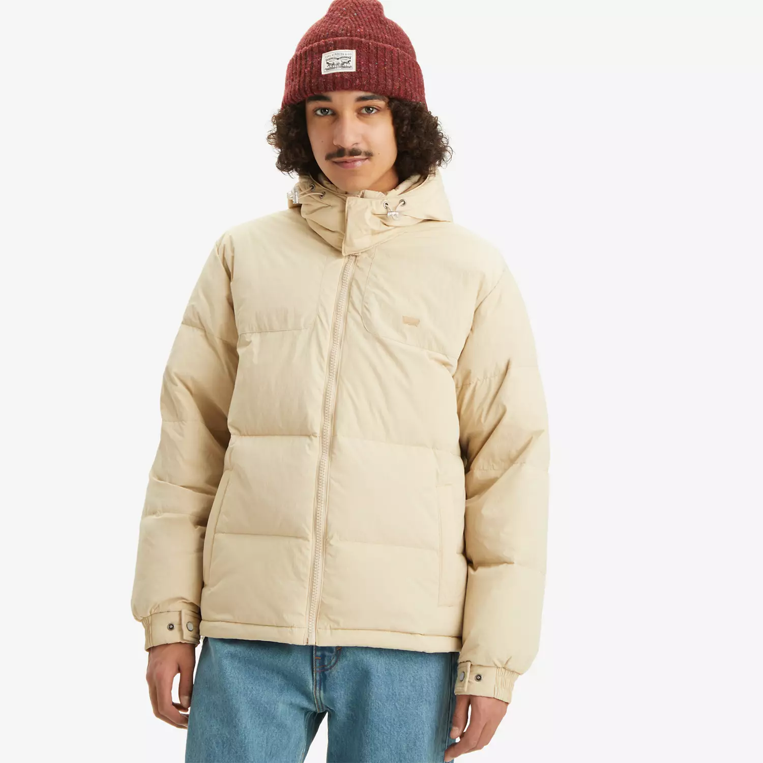 

Короткая куртка-пуховик Rockridge Levi's, коричневый