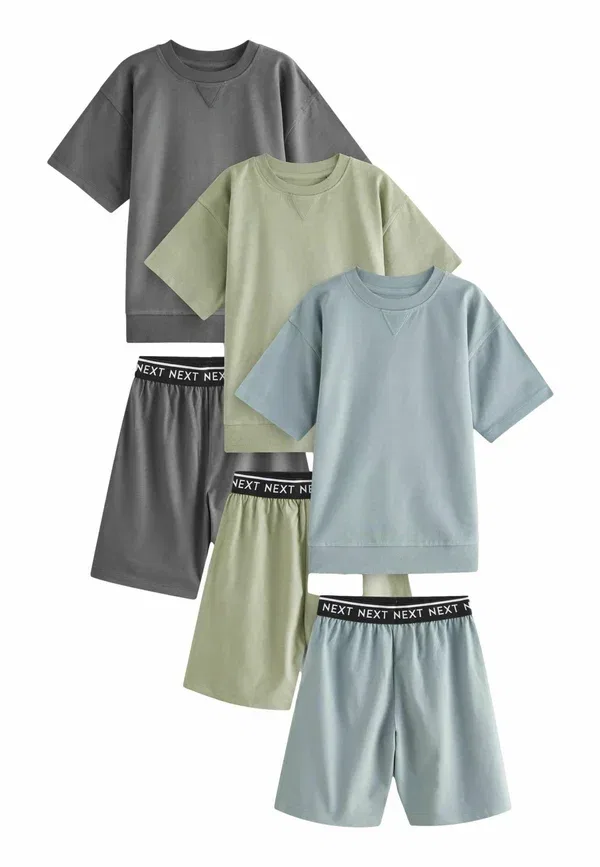 Комплект пижамный из 3 штук Jersey Next, sage green, зеленый