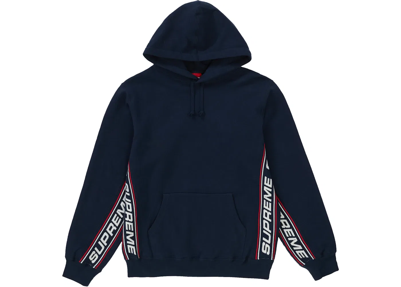 Мужская худи с принтом Hooded Sweatshirt Supreme, Navy