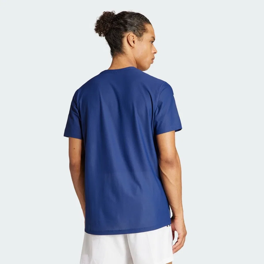 Футболка спортивная с длинным рукавом Own the Run Tee adidas, Темно-синий — фото 2