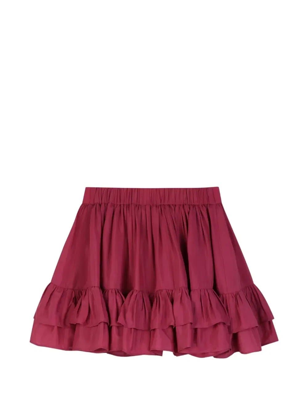 Ярусная юбка с оборками Chloé Kids, розовый — фото 2