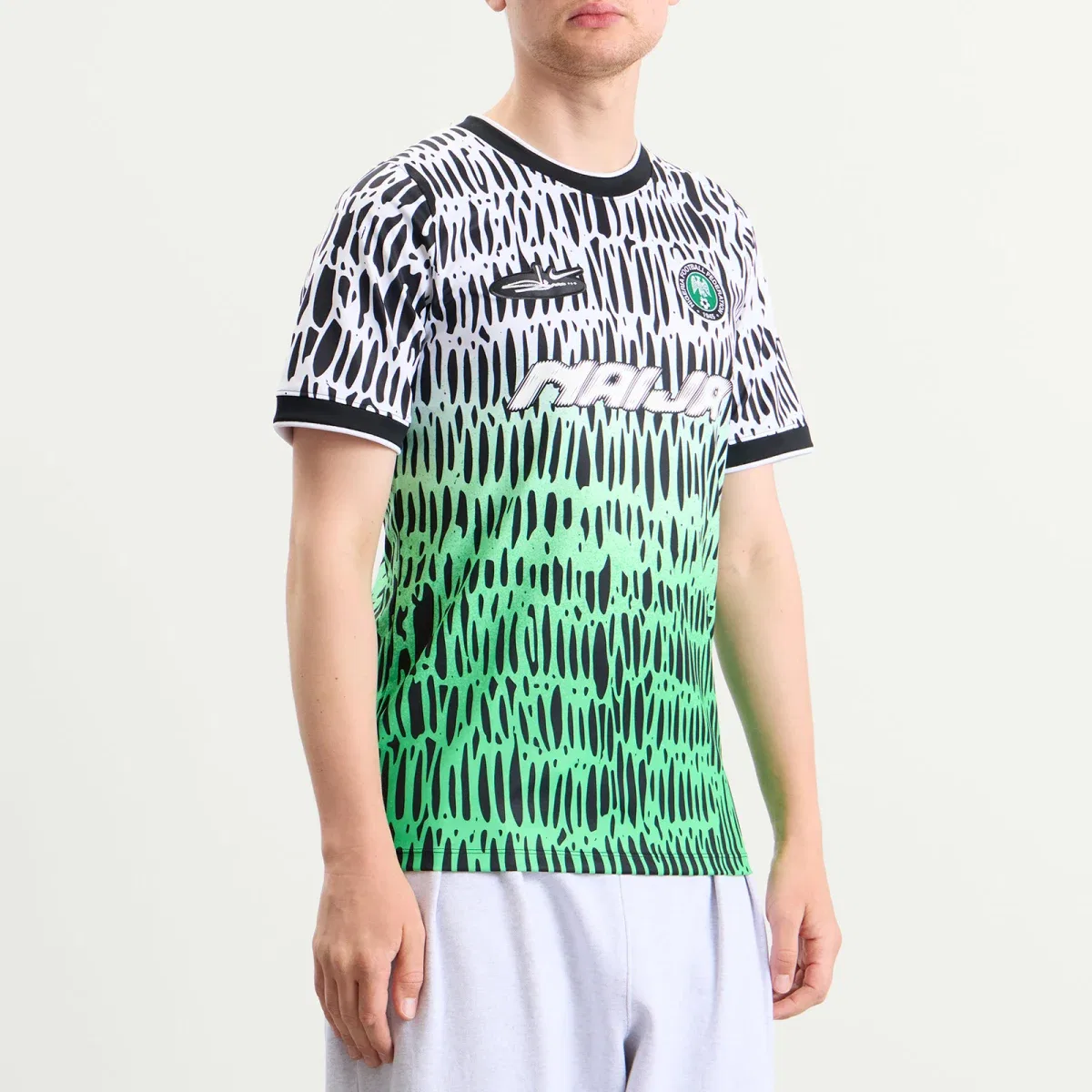 Футболка с принтом X slawn nigeria pre-match top Nike, Multi — фото 2