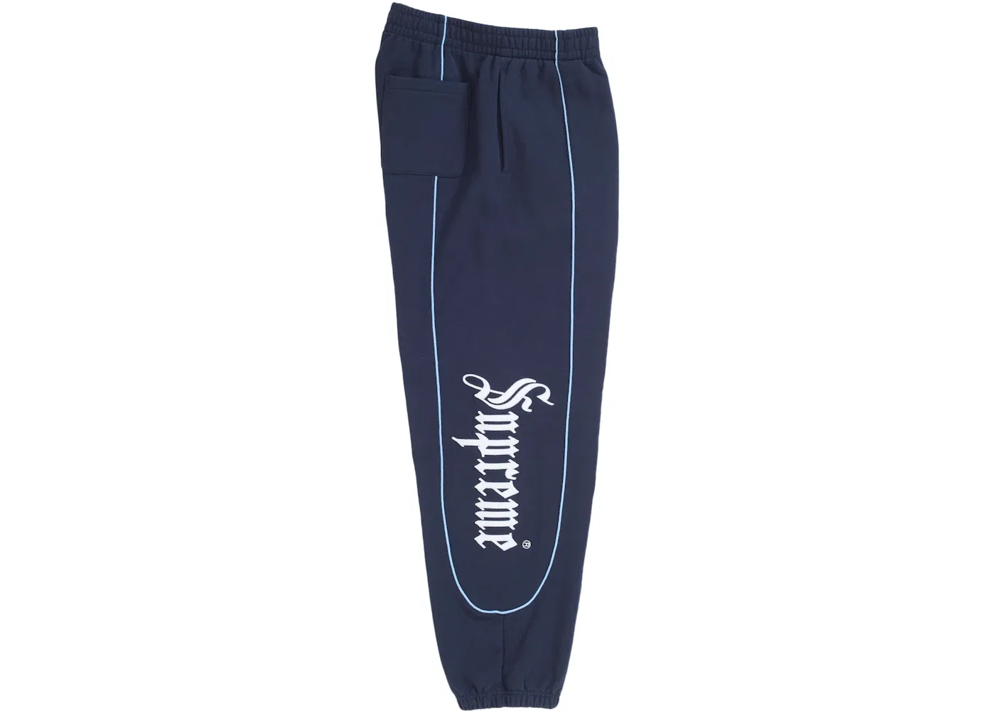 Мужские спортивные штаны с лампасами Supreme Sweatpant, Navy — фото 2