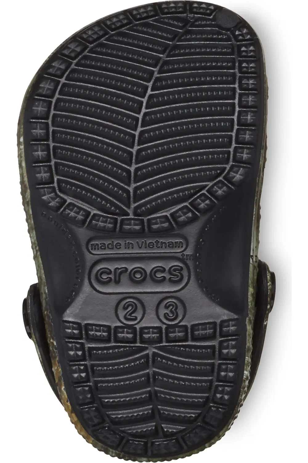 Детские сабо водонепроницаемые из Croslite x Realtree APX Classic Clog CROCS, Green Multi — фото 4
