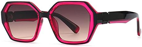 

Ретро-многоугольные разноцветные солнцезащитные очки для женщин, солнцезащитные очки с защитой от УФ-излучения UV400 для мужчин, градиентные солнцезащитные очки MTZJH, Pink Gray