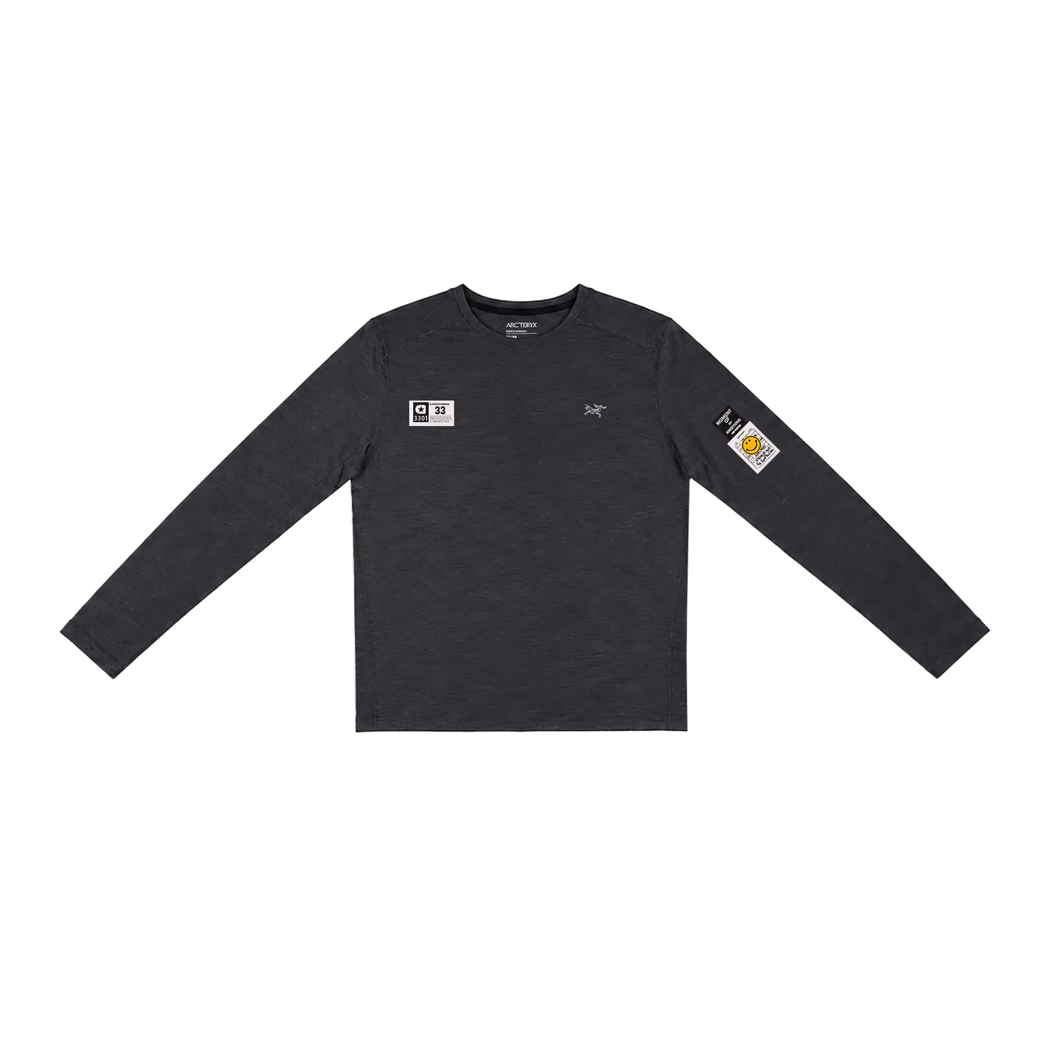 Футболка унисекс с круглым вырезом прямого кроя CORMAC Arcteryx, Black