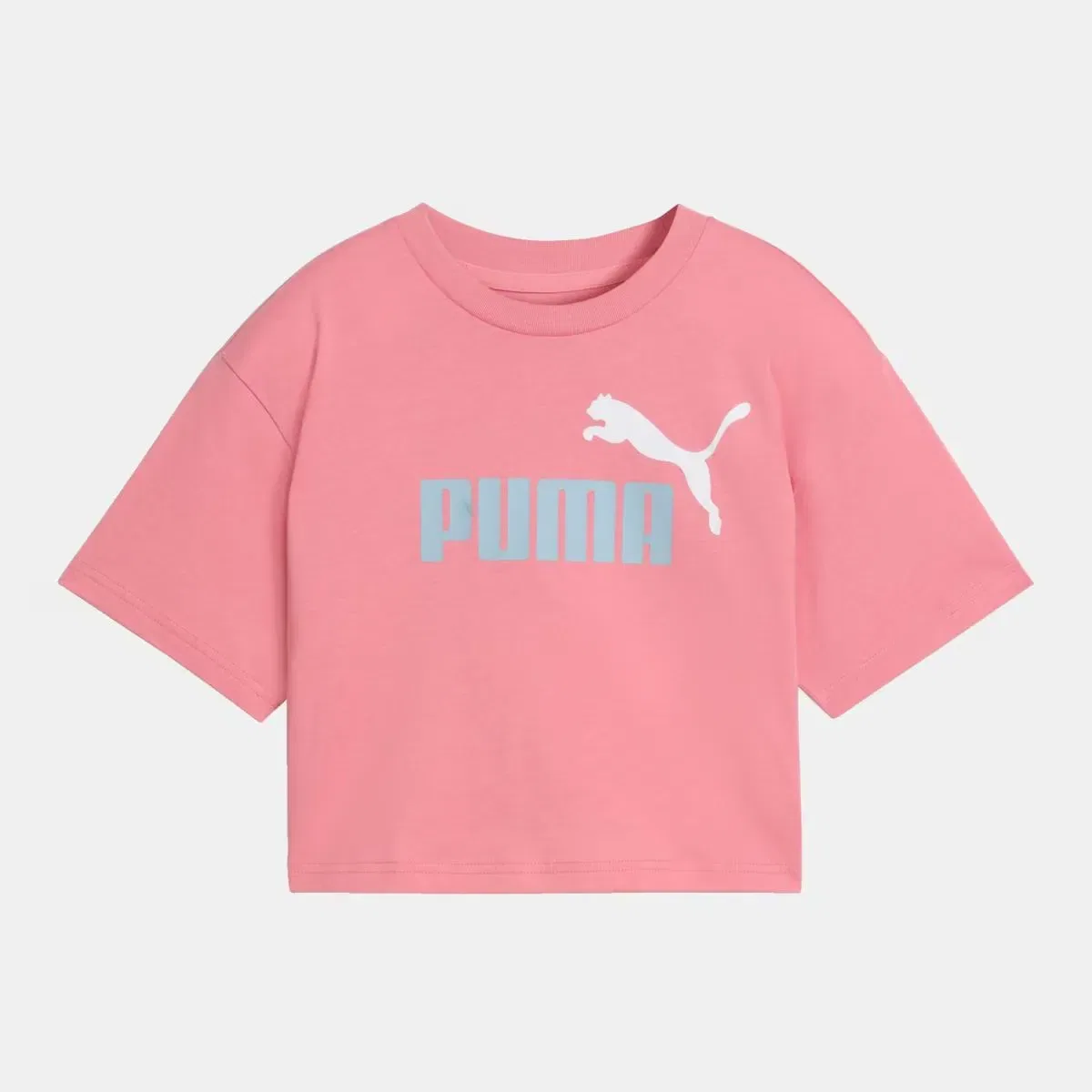 Детская футболка для мальчиков хлопковая ESS 2 COLOR Length Puma, Rosa — фото 4
