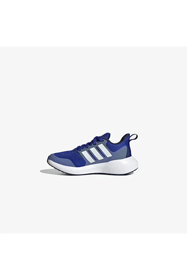 Детские спортивные кроссовки для девочек с шнуровкой Fortarun 2.0 Adidas, Blue — фото 4