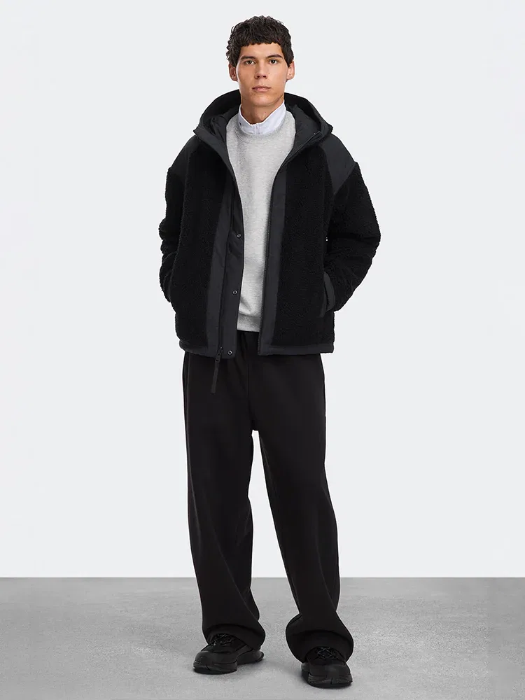 Куртка утепленная реверсивная флисовая бомбер, модель Alberny CANADA GOOSE, Black