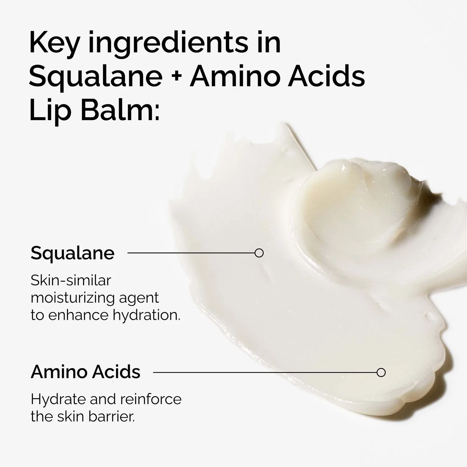 Бальзам для губ с принтом Squalane and Amino Acids The Ordinary, 15 мл — фото 4