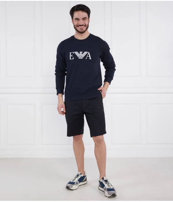 Мужские шорты чинос Regular Fit Emporio Armani, Blu Marino — фото 2