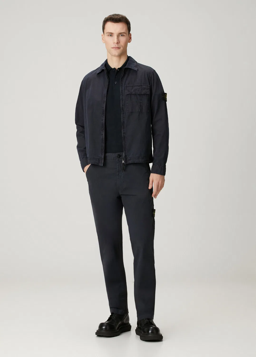 Брюки Stone Island Regular Fit, Lacivert