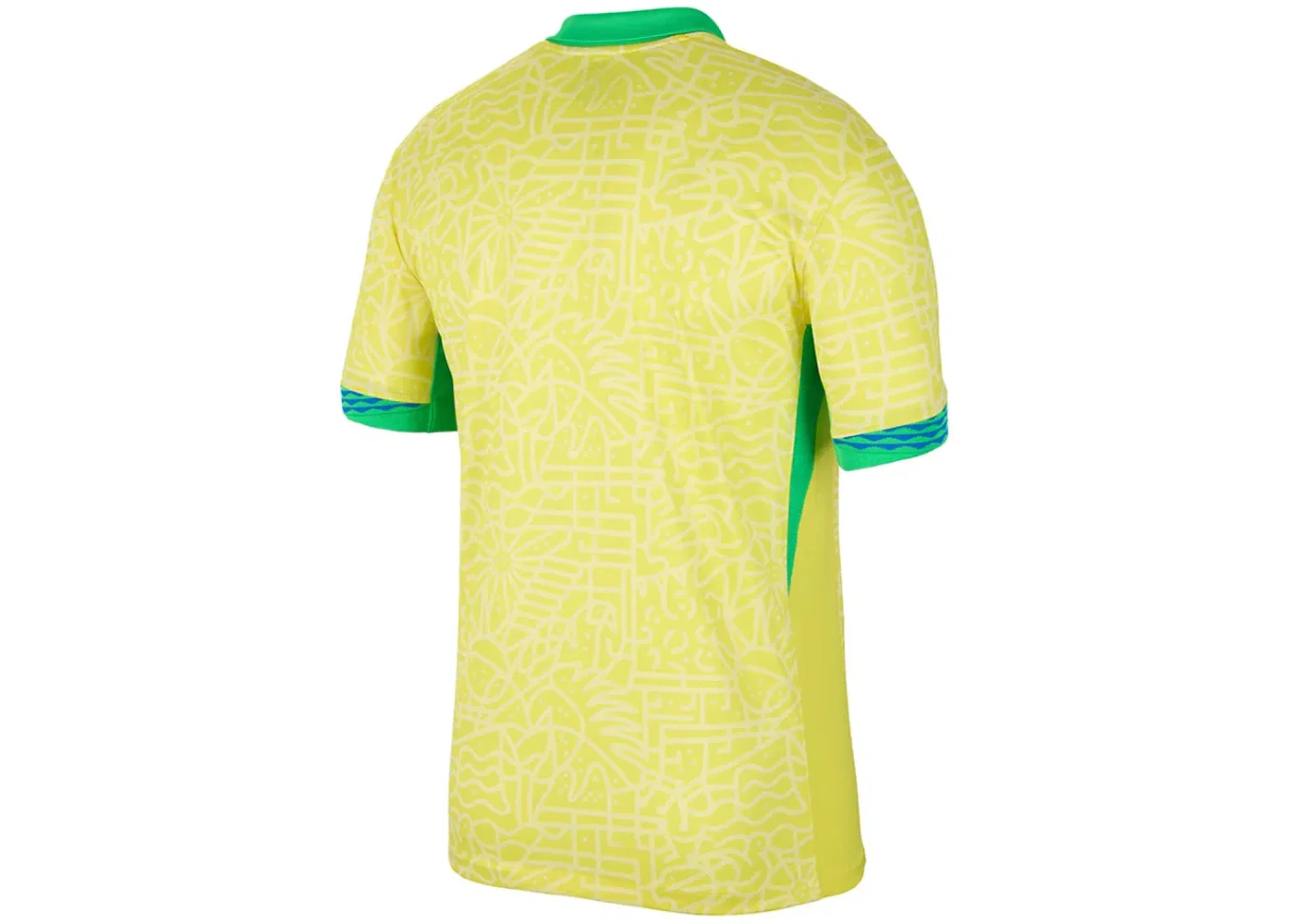Мужская футболка с принтом Nike Jersey, Dynamic Yellow/Lemon Chiffon/Green Spark — фото 2