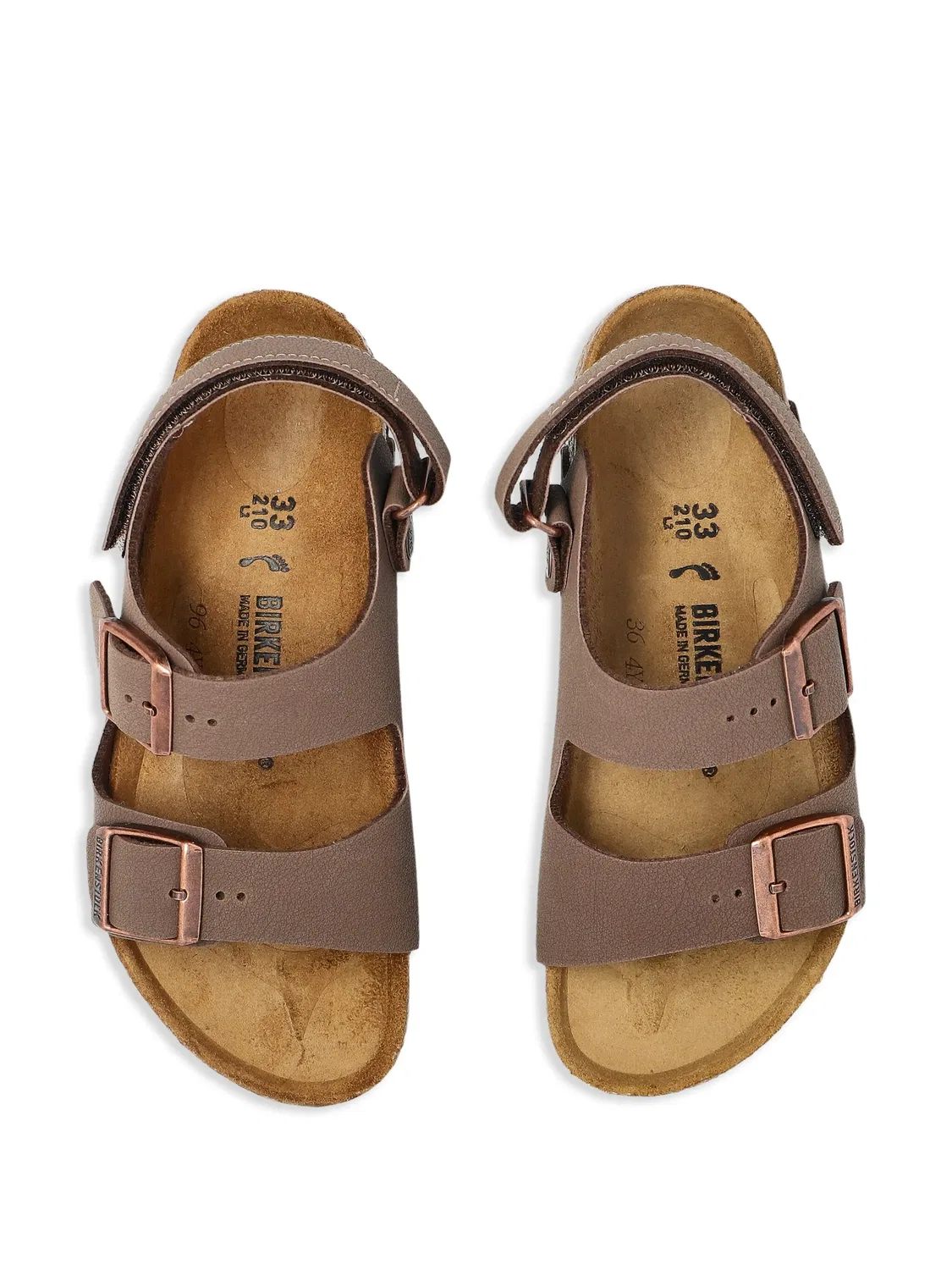 Сандалии Milano Birkenstock, темно-коричневый — фото 2