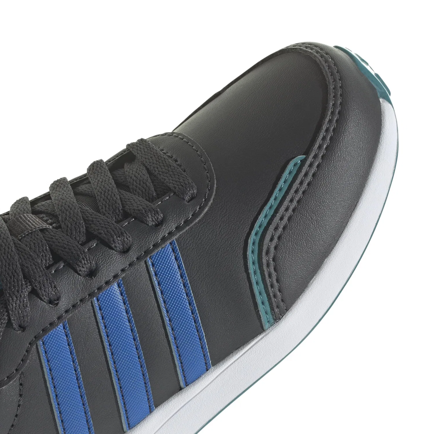 Детские кроссовки для бега с шнуровкой Vs Switch 3 Lifestyle Running Lace Adidas, Carbon Bright Royal Arctic Fusion — фото 2
