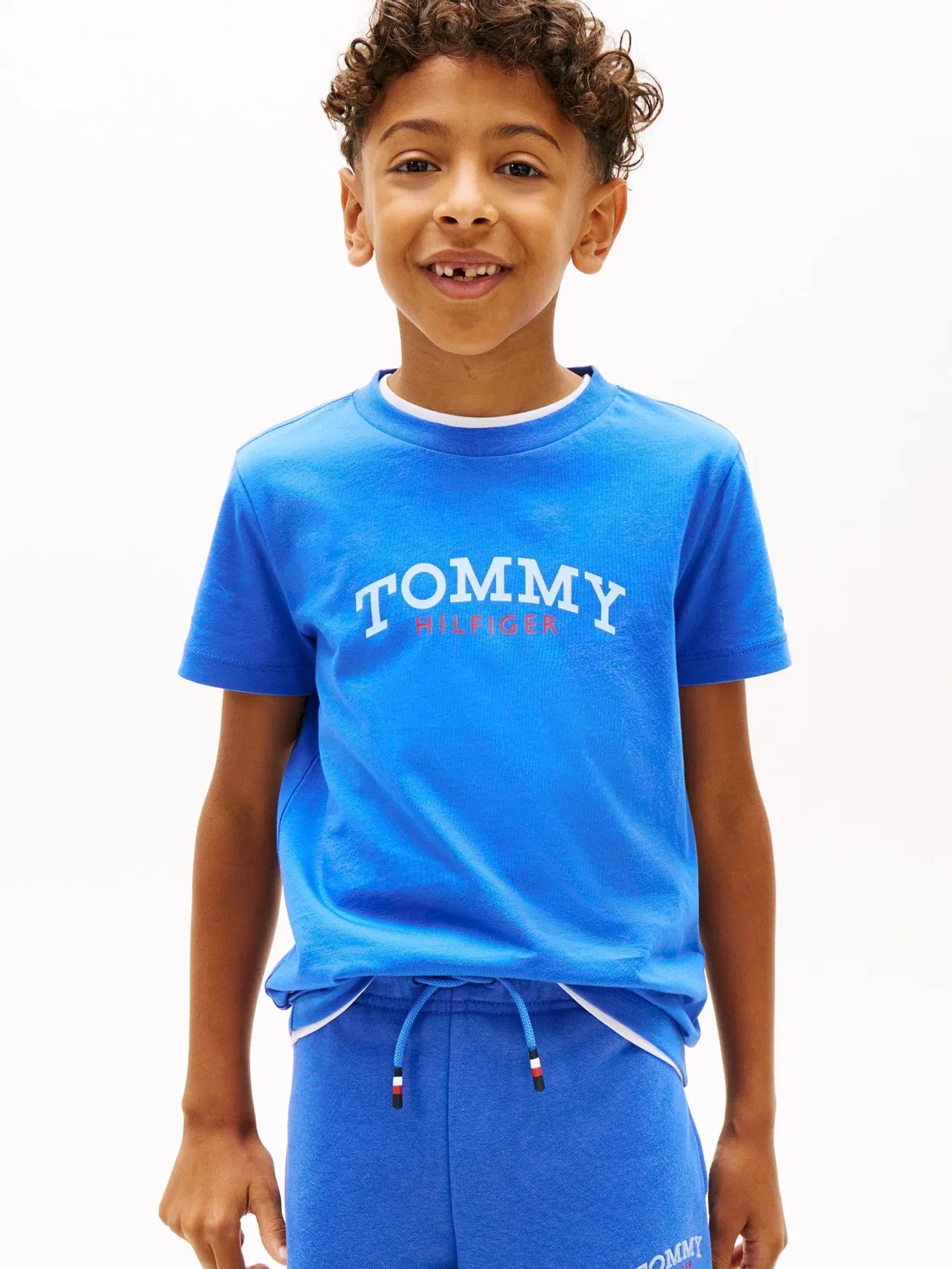 Футболка с логотипом Tommy Hilfiger, синий