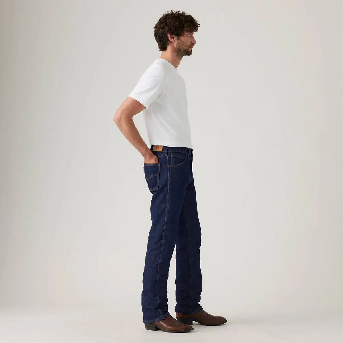 Мужские джинсы 557 Western Straight Levi's, Rocky Rinse - Dark Wash — фото 3