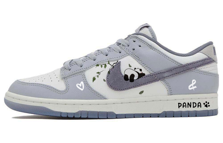 

Кроссовки Nike Dunk Skateboarding Shoes Men Low-top Grey/white, серый