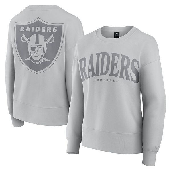 

Женский серый свитшот Las Vegas Raiders Elements Fanatics
