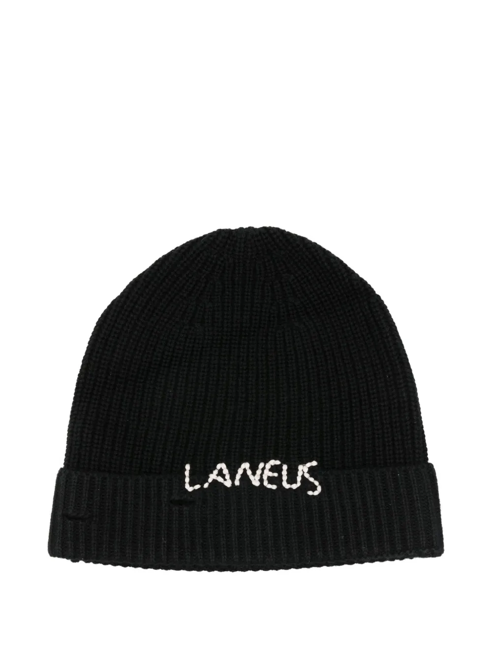 

Шапка с вышитым логотипом Laneus, черный