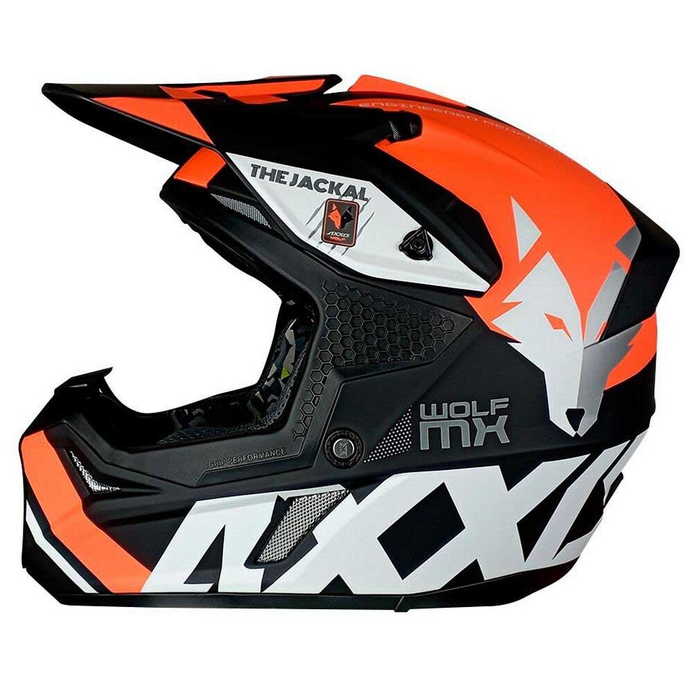 

Шлем для мотокросса Axxis MX803 Wolf Jackal, разноцветный