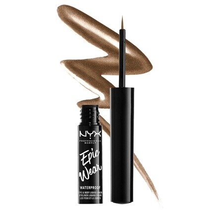 

NYX Профессиональный макияж Epic Wear Metallic Liquid Liner Коричневый металлический водостойкий карандаш для глаз