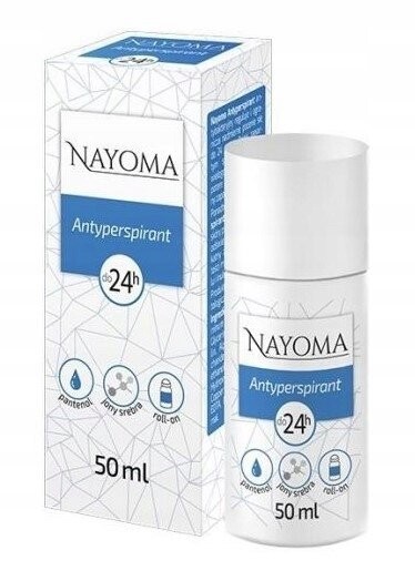

Роликовый антиперспирант 24 часа, 50 мл Nayoma