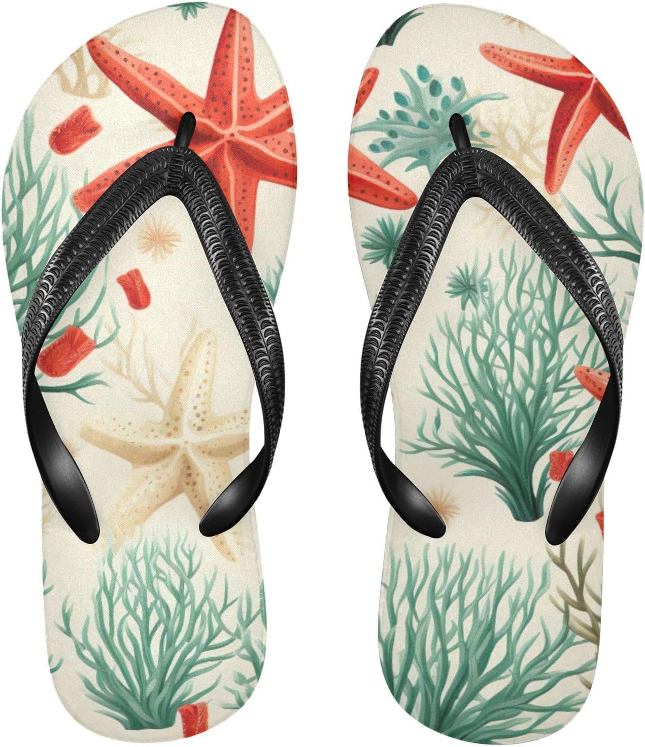 

Шлепанцы Starfish для пляжа, летние повседневные сандалии для женщин и мужчин, обувь для душа, размер XS Kfbe