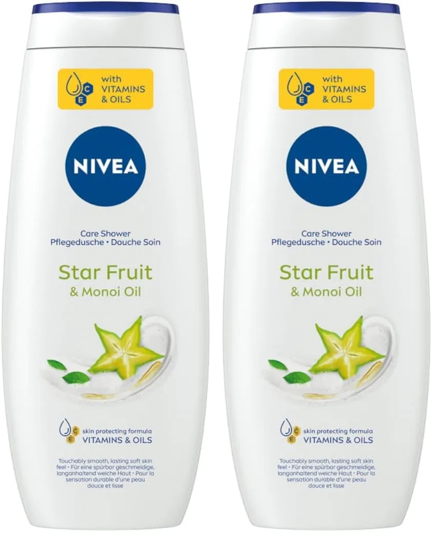 Гель для душа «Starfruit & Monoi Oil» от Nivea, 2 x 500 мл Nivea