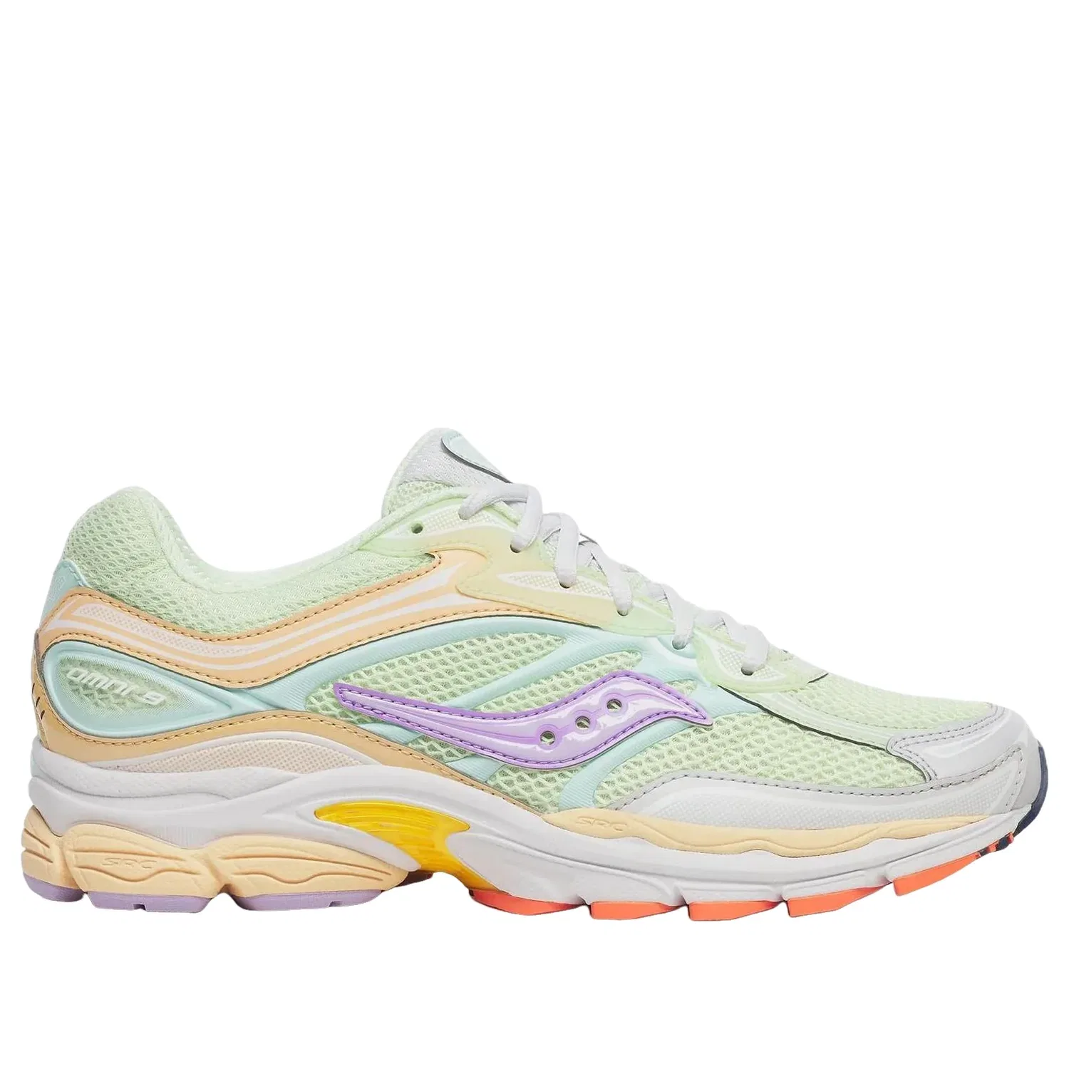 Кроссовки Saucony Progrid Omni 9 Prism 'Lime Ordchid' S71034-1, зеленый — фото 2