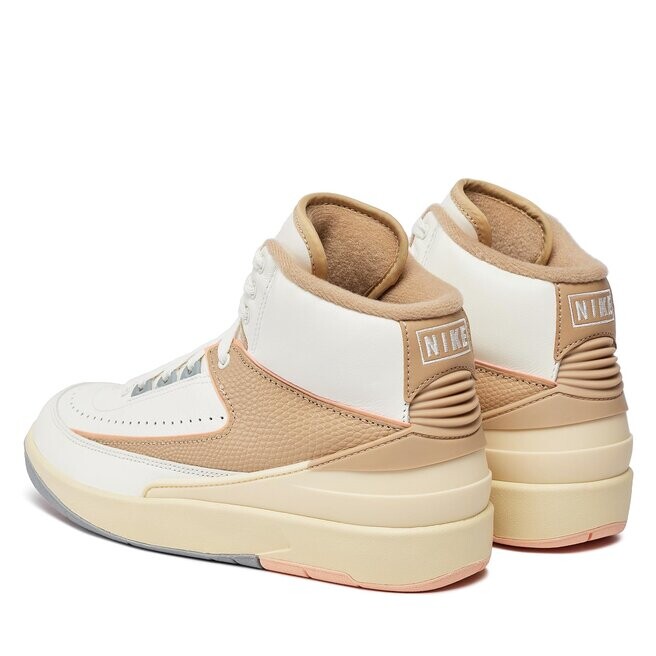 Кроссовки Nike AirJordan, бежевый/белый — фото 3