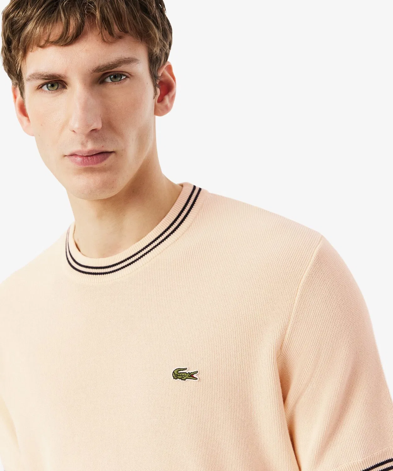 Футболка Classic Fit 100% Хлопок, Слоновая кость — фото 4