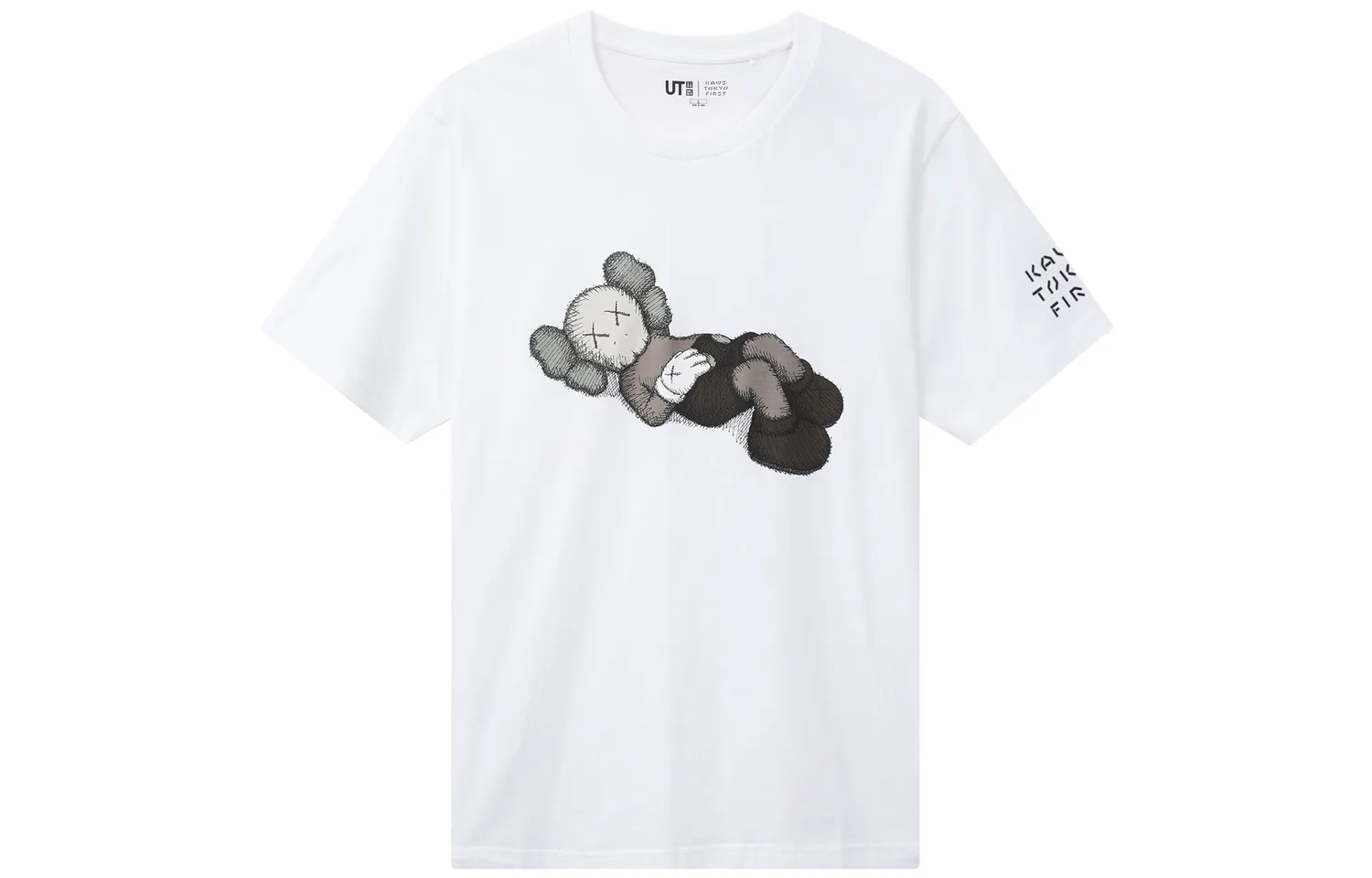 Футболка KAWS Tokyo First Tee Asia UNIQLO, белый